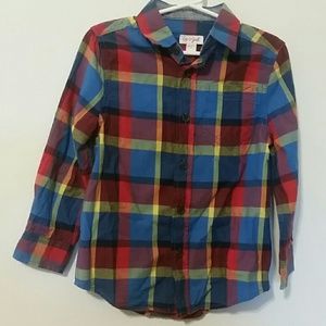 Cat & Jack boys xs 4/5.  Blue, Red, Yellow.